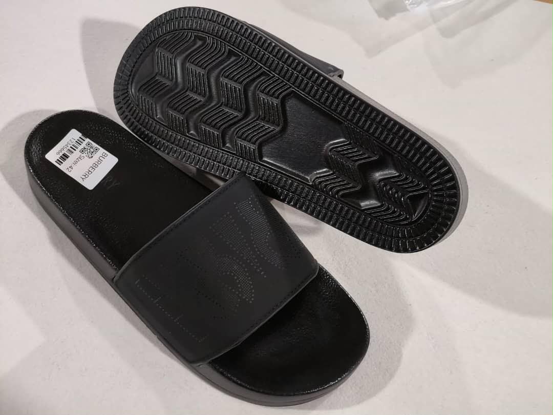 Black Slide Sandals
